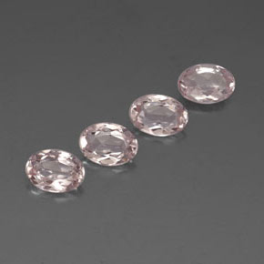 2.78 ct Pink Morganite Stone, Natural Morganite in Oval Facet Shape for Sale