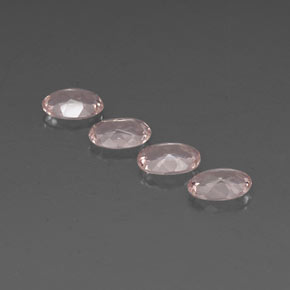 Morganite Gemstone in 7 x 5 mm (calibrated) Size for Sale, Morganite Stone in Light Pink Color