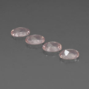 Morganite Gemstone in 7 x 5 mm (calibrated) Size for Sale, Morganite Stone in Light Pink Color