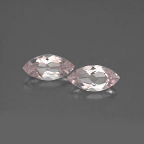 0.99 ct Pink Morganite Gemstone, Morganite Gem in Marquise Facet Shape for Sale.