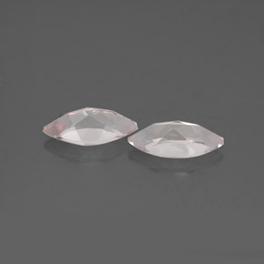 Morganite Gemstone in 8 x 4 mm (calibrated) Size for Sale, Morganite Stone in Light Pink Color