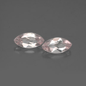 1.12 ct Pink Morganite Gemstone, Morganite Gem in Marquise Facet Shape for Sale.