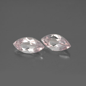 1.08 ct Pink Morganite Stone, Natural Morganite in Marquise Facet Shape for Sale