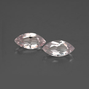 1.03 ct Pink Morganite Gemstone, Morganite Gem in Marquise Facet Shape for Sale.
