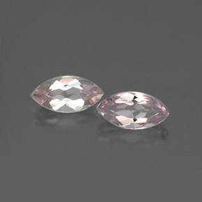1.13 ct Pink Morganite Gemstone, Morganite Gem in Marquise Facet Shape for Sale.