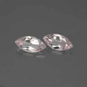 0.97 ct Pink Morganite Stone, Natural Morganite in Marquise Facet Shape for Sale