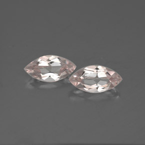 1.06 ct Pink Morganite Gemstone, Morganite Gem in Marquise Facet Shape for Sale.