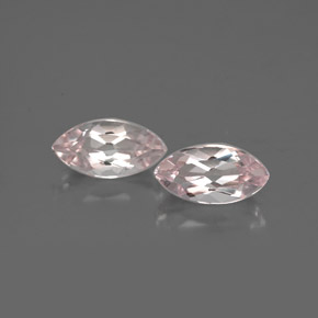 1.21 ct Pink Morganite Gemstone, Morganite Gem in Marquise Facet Shape for Sale.