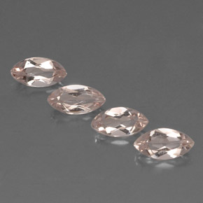 2.06 ct Pink Morganite Stone, Natural Morganite in Marquise Facet Shape for Sale