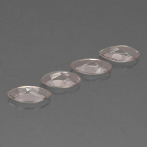 Morganite Gemstone in 7.8 x 4 mm Size for Sale, Morganite Stone in Light Pink Color