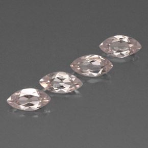 2.06 ct Pink Morganite Gemstone, Morganite Gem in Marquise Facet Shape for Sale.