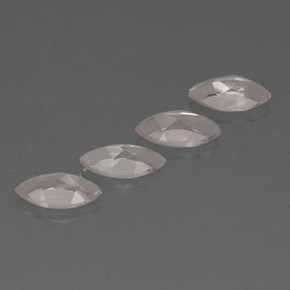 Morganite Gemstone in 8 x 4 mm (calibrated) Size for Sale, Morganite Stone in Light Pink Color