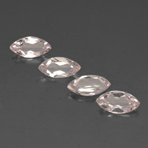 1.75 ct Pink Morganite Stone, Natural Morganite in Marquise Facet Shape for Sale