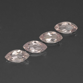 2.05 ct Pink Morganite Gemstone, Morganite Gem in Marquise Facet Shape for Sale.