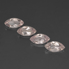 2.05 ct Pink Morganite Stone, Natural Morganite in Marquise Facet Shape for Sale
