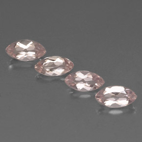 2.21 ct Pink Morganite Stone, Natural Morganite in Marquise Facet Shape for Sale