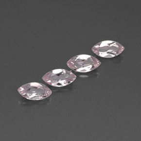 2.06 ctw Pink Morganite Stones, Natural Morganite in Marquise Facet Shape for Sale