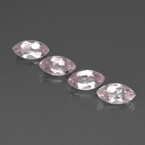 2.18 ct Pink Morganite Gemstone, Morganite Gem in Marquise Facet Shape for Sale.
