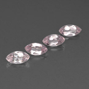 2.18 ct Pink Morganite Stone, Natural Morganite in Marquise Facet Shape for Sale