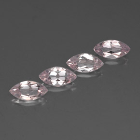 2.25 ct Pink Morganite Stone, Natural Morganite in Marquise Facet Shape for Sale