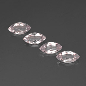 1.96 ct Pink Morganite Gemstone, Morganite Gem in Marquise Facet Shape for Sale.