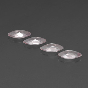 Morganite Gemstone in 8 x 4 mm (calibrated) Size for Sale, Morganite Stone in Light Pink Color