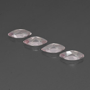 Morganite Gemstones in 8 x 4 mm (calibrated) Size for Sale, Morganite Stones in Light Pink Color