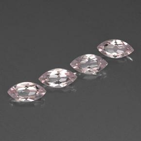 2.14 ct Pink Morganite Stone, Natural Morganite in Marquise Facet Shape for Sale
