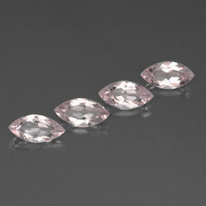 2.02 ct Pink Morganite Stone, Natural Morganite in Marquise Facet Shape for Sale