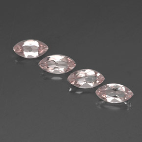 2.16 ct Pink Morganite Gemstone, Morganite Gem in Marquise Facet Shape for Sale.