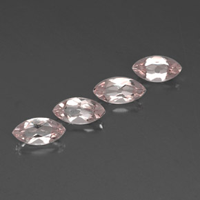 2.16 ct Pink Morganite Stone, Natural Morganite in Marquise Facet Shape for Sale