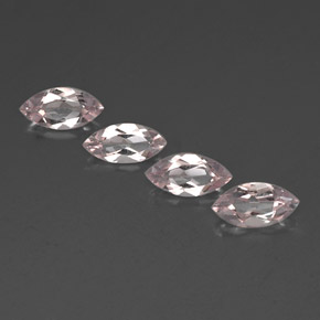1.81 ct Pink Morganite Gemstone, Morganite Gem in Marquise Facet Shape for Sale.