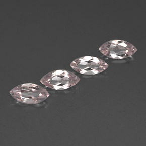 1.81 ct Pink Morganite Stone, Natural Morganite in Marquise Facet Shape for Sale