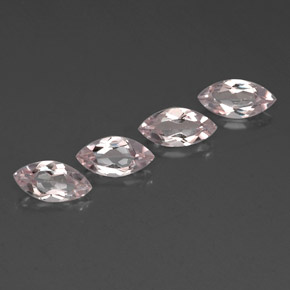 2.06 ct Pink Morganite Stone, Natural Morganite in Marquise Facet Shape for Sale