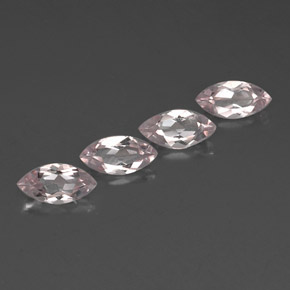 1.88 ct Pink Morganite Stone, Natural Morganite in Marquise Facet Shape for Sale