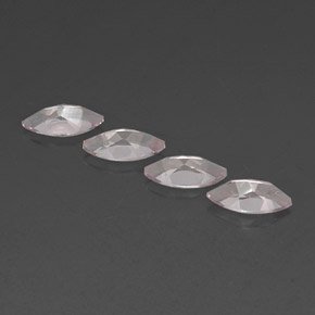 Morganite Gemstone in 8 x 4 mm (calibrated) Size for Sale, Morganite Stone in Light Pink Color