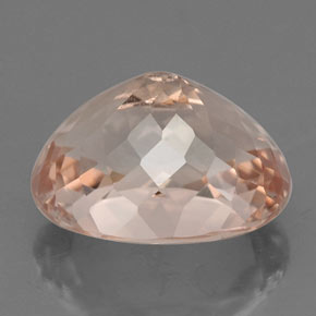 Morganite Gemstone in 11 x 9 mm (calibrated) Size for Sale, Morganite Stone in Salmon Color