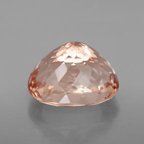 Morganite Gemstone in 12 x 10 mm (calibrated) Size for Sale, Morganite Stone in Salmon Color