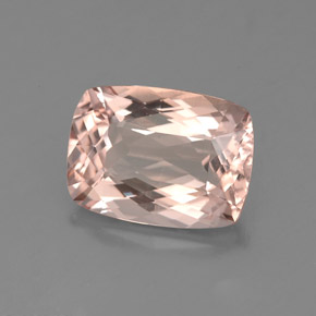 2.97 ct Pink Morganite Stone, Natural Morganite in Cushion-Cut Shape for Sale
