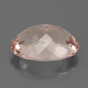 Morganite Gemstone in 11.7 x 8.7 mm Size for Sale, Morganite Stone in Salmon Color