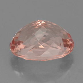 Morganite Gemstone in 11.3 x 8.5 mm Size for Sale, Morganite Stone in Salmon Color