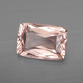 2.19 ct Pink Morganite Stone, Natural Morganite in Baguette / Scissor Cut Shape for Sale