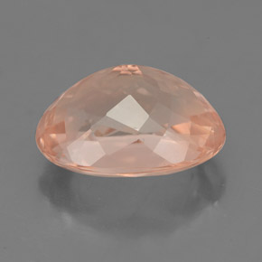 Morganite Gemstone in 12.1 x 9.2 mm Size for Sale, Morganite Stone in Salmon Color