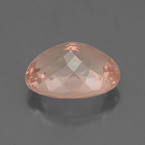 Morganite Gemstone in 11 x 8.1 mm Size for Sale, Morganite Stone in Salmon Color
