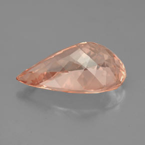 Morganite Gemstone in 15 x 10 mm (calibrated) Size for Sale, Morganite Stone in Salmon Color