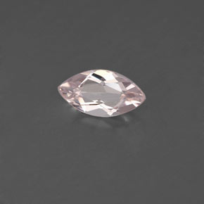 0.43 ct Pink Morganite Stone, Natural Morganite in Marquise Facet Shape for Sale