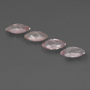 Morganite Gemstone in 7.6 x 4.1 mm Size for Sale, Morganite Stone in Light Pink Color