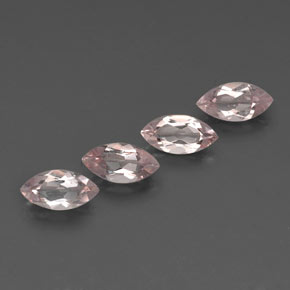 2.01 ct Pink Morganite Stone, Natural Morganite in Marquise Facet Shape for Sale