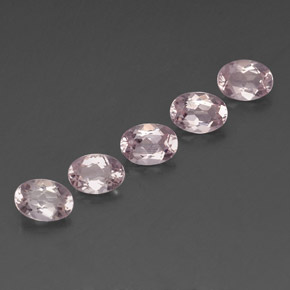 3.46 ct Pink Morganite Stone, Natural Morganite in Oval Facet Shape for Sale