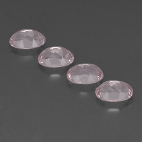 Morganite Gemstone in 7 x 5 mm (calibrated) Size for Sale, Morganite Stone in Light Pink Color
